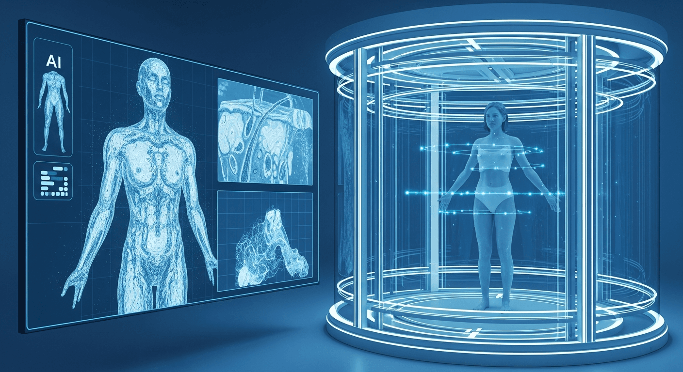 Nicht-invasive Diagnostik: 3D-Ganzkörperscanner und Konfokale Optische Kohärenztomographie