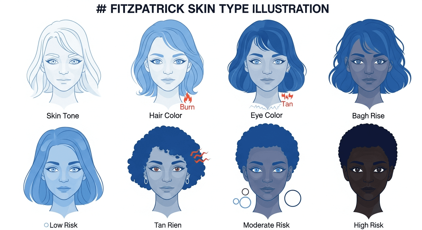 Ihr Hauttyp entscheidet: Die Fitzpatrick-Klassifikation als Risikofaktor