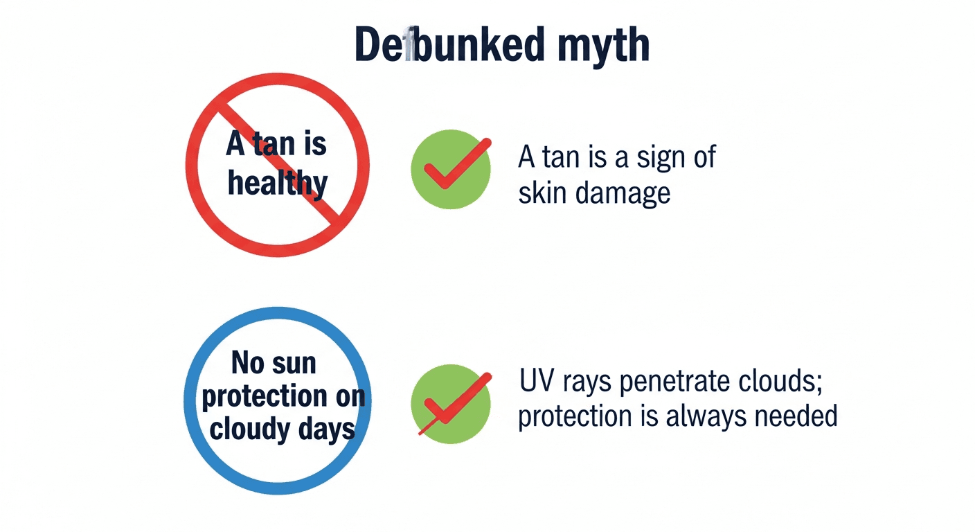Mythen und Irrtümer entlarven: Klarheit im Sonnenschutz-Dschungel