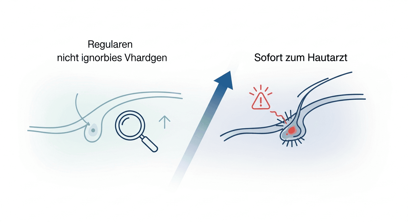Wann zum Hautarzt? Warnsignale bei Hautveränderungen erkennen