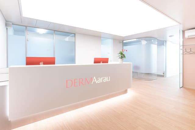 DERMAarau Praxis Empfang