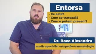 Entorsele sunt unele dintre cele mai frecvente leziuni musculo-scheletale și pot apărea oricând — fie că faci sport, mergi pe teren denivelat sau pur și simplu calci greșit. În acest video, Dr. Boca Alexandru ne  explică ce este o entorsă, care sunt cauzele și simptomele ei, cum o poți preveni prin exerciții și atenție la mișcare. Vei afla și ce poți face imediat după accidentare, cum se face tratamentul corect și de ce este esențial să mergi la medic pentru evaluare și ghidare în recuperare. 

Dr. Boca Alexandru este medic specialist ortoped în cadrul Rețelei Medicale Anastasios. 

Pentru programări in cadrul departamentului de ortopedie, vă rugăm să vizitați: 

Cluj-Napoca: https://anastasios.ro/cluj/ortopedie/
Zalău:https://anastasios.ro/zalau/ortopedie/
Baia Mare: https://anastasios.ro/baia-mare/ortopedie/
Satu Mare: https://anastasios.ro/satu-mare/ortopedie/

Pentru programări telefonice, apelați la numerele de telefon de mai jos de Luni până Duminică între orele 08:00 și 20:00.

Pentru Cluj-Napoca: 0771 547 033 sau 0775 344 011
Pentru Zalău: 0772 152 442 sau 0772 152 358
Pentru Satu Mare: 0770 789 163
Pentru Baia Mare: 0770 791 716

Ne găsiți și pe:
Instagram: https://www.instagram.com/anastasiosmedical
Facebook: https://www.facebook.com/anastasiosmedical