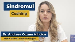 În acest material vei afla informații esențiale despre sindromul Cushing, o afecțiune provocată de excesul de cortizol. Dr. Andreea Cozma Miholca, medic endocrinolog, explică simptomele specifice, cauzele posibile și opțiunile de tratament, oferind o prezentare clară și utilă pentru oricine vrea să înțeleagă mai bine această boală endocrină.

Dr. Andreea Cozma Miholca este medic primar endocrinologie în cadrul clinicilor Anastasios din Cluj-Napoca și Zalău.

Pentru programări în cadrul departamentului endocrinologie, vă rugăm să vizitați: 

Pentru Cluj-Napoca: https://anastasios.ro/cluj/endocrinologie/
Pentru Zalău: https://anastasios.ro/zalau/endocrinologie/

Pentru programări telefonice, apelați la numerele de telefon de mai jos de Luni până Duminică între orele 08:00 și 20:00.

Cluj-Napoca: 0771 547 033 sau 0775 344 011
Zalău: 0772 152 442 sau 0772 152 358