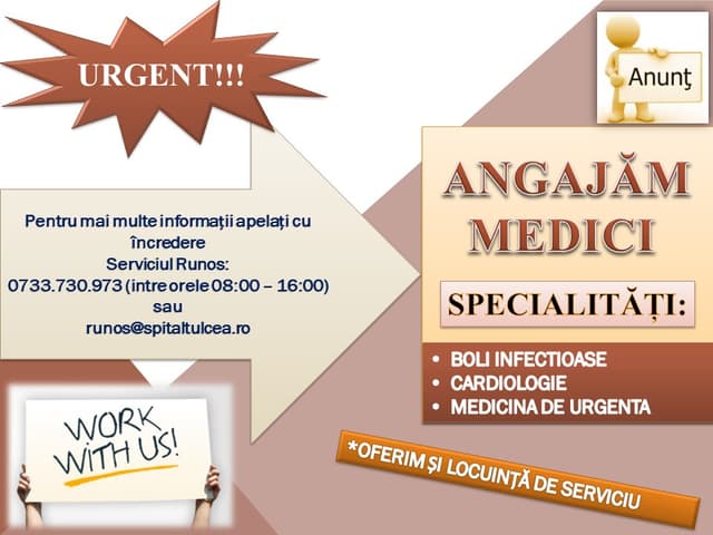 Anunt angajare bI cardio upu