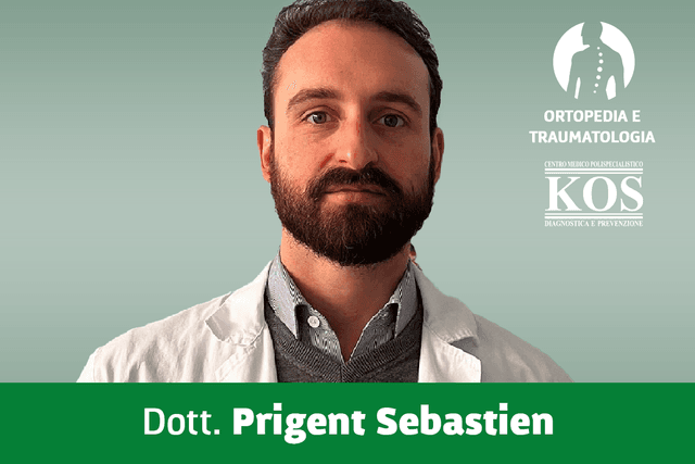 >Il dottor Sebastien Prigent, specialista in ortopedia e traumatologia 