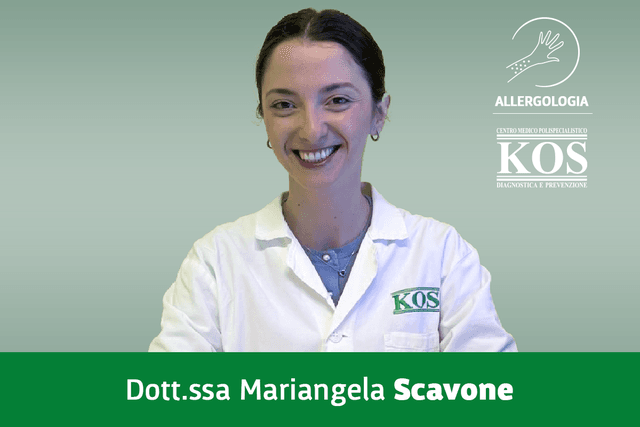 >Dott.ssa Mariangela Scavone, specialista in Allergologia e Immunologia Clinica