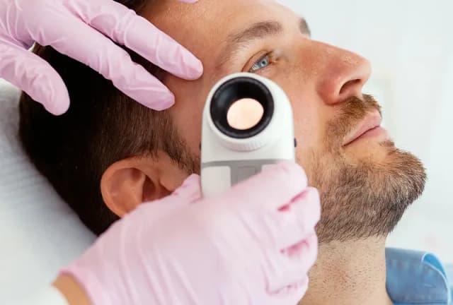 Detailaufnahme in der Hautarzt Privatpraxis Streikiene in Nürnberg