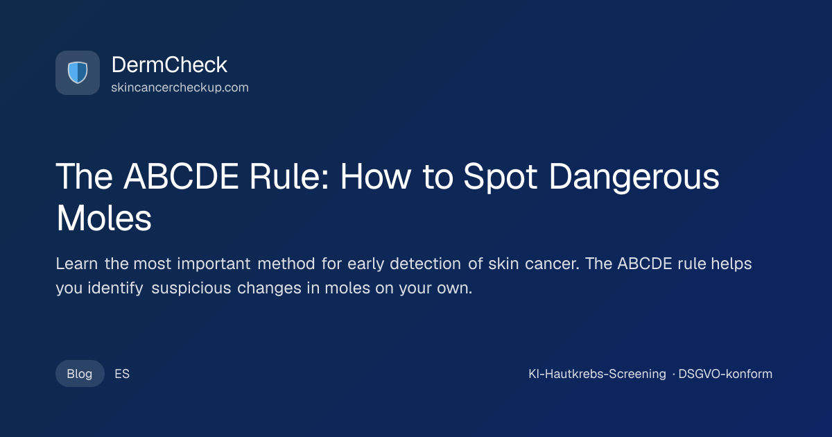 The ABCDE Rule: How to Spot Dangerous Moles | DermCheck